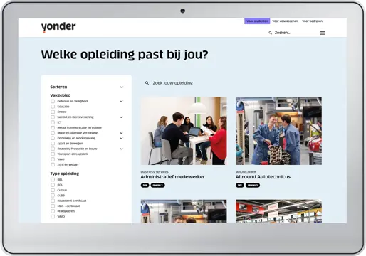 Onderwijs Website Yonder