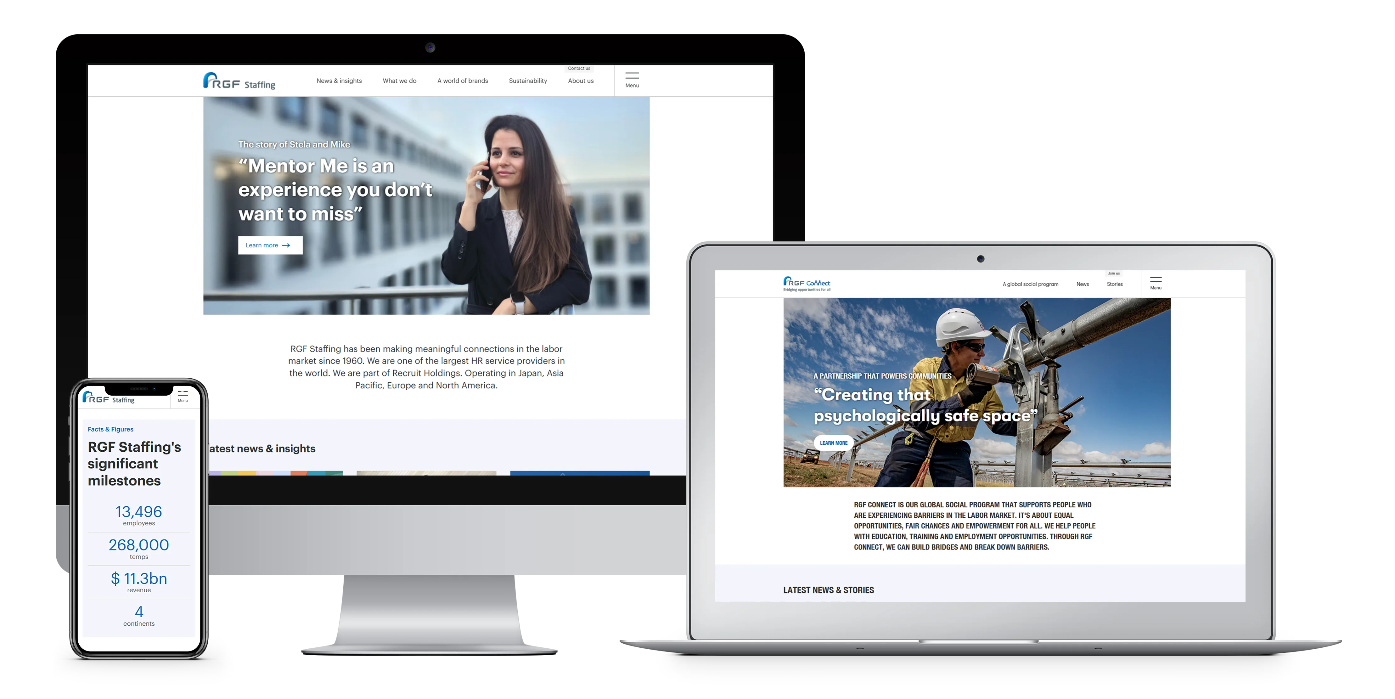 RGF multisite website